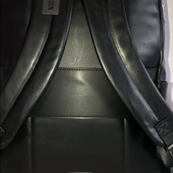 Steve Madden LEATHER Backpack elegant for all occasion School /travel brand new main image 7